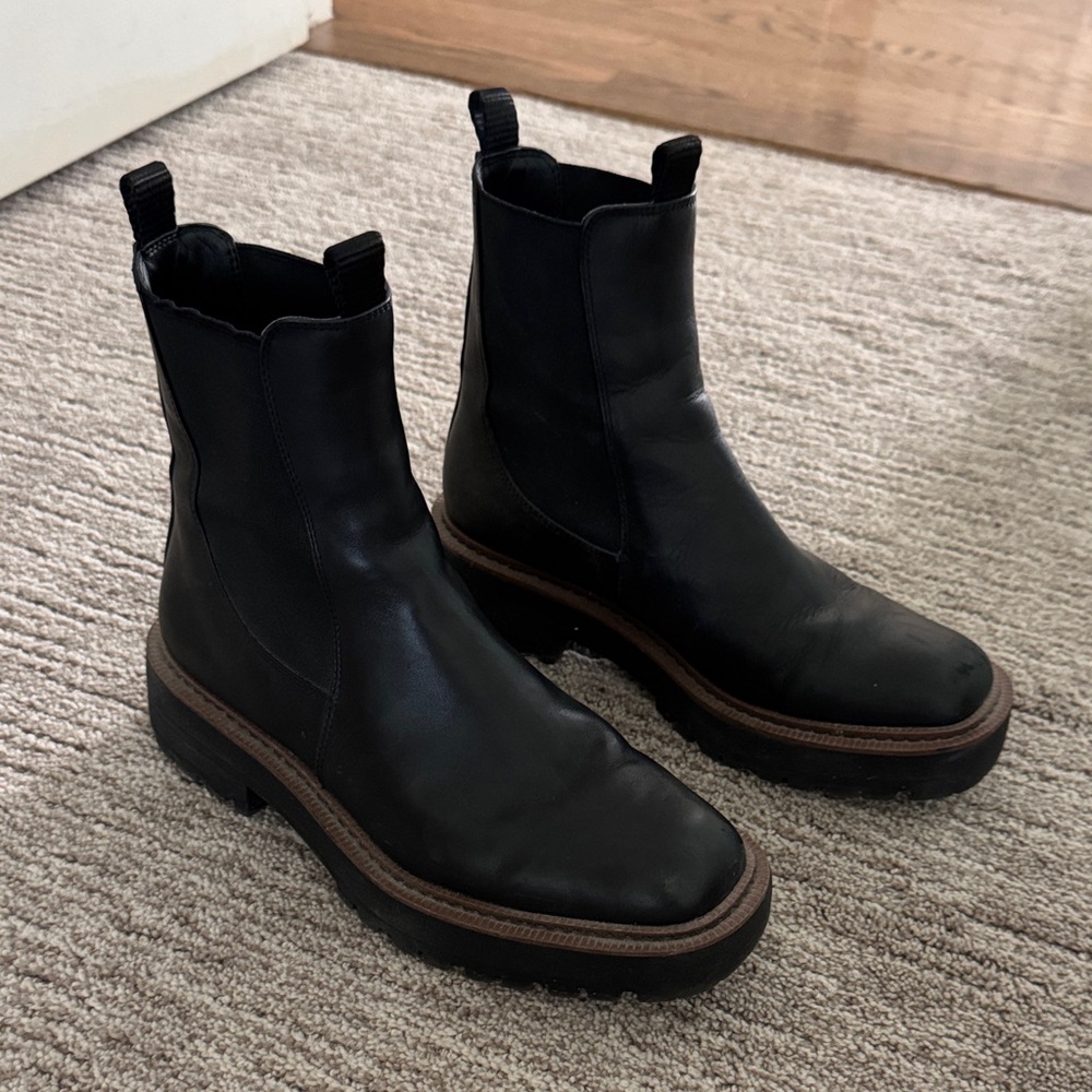 Sam Edelman Black Leather Boots